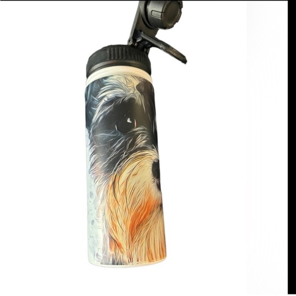 YORKSHIRE TERRIER Society 6 Stainless water bottle dog pet lover thermos Yorkie - Picture 4 of 10